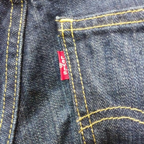 Leveis Straight Leg Denim Black - Picture 2 of 5